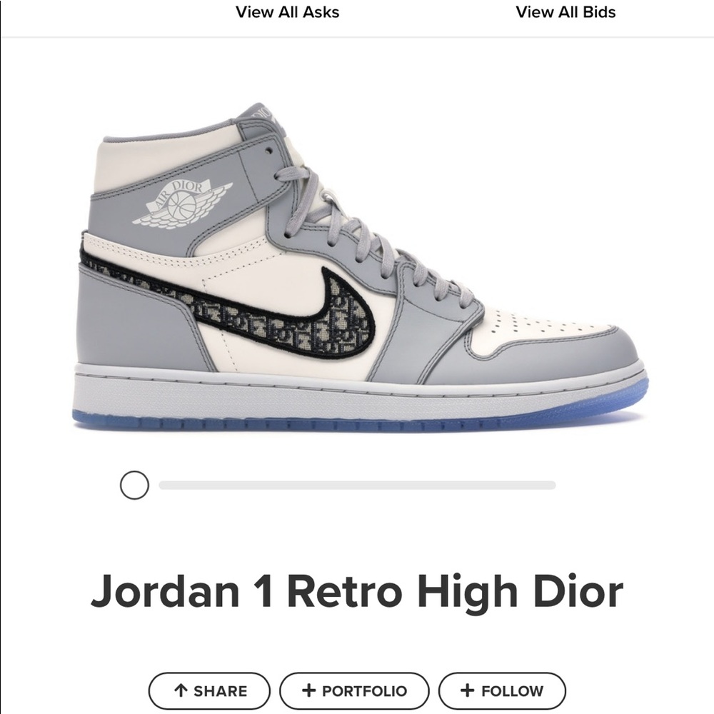 Jordan Dior 1’s